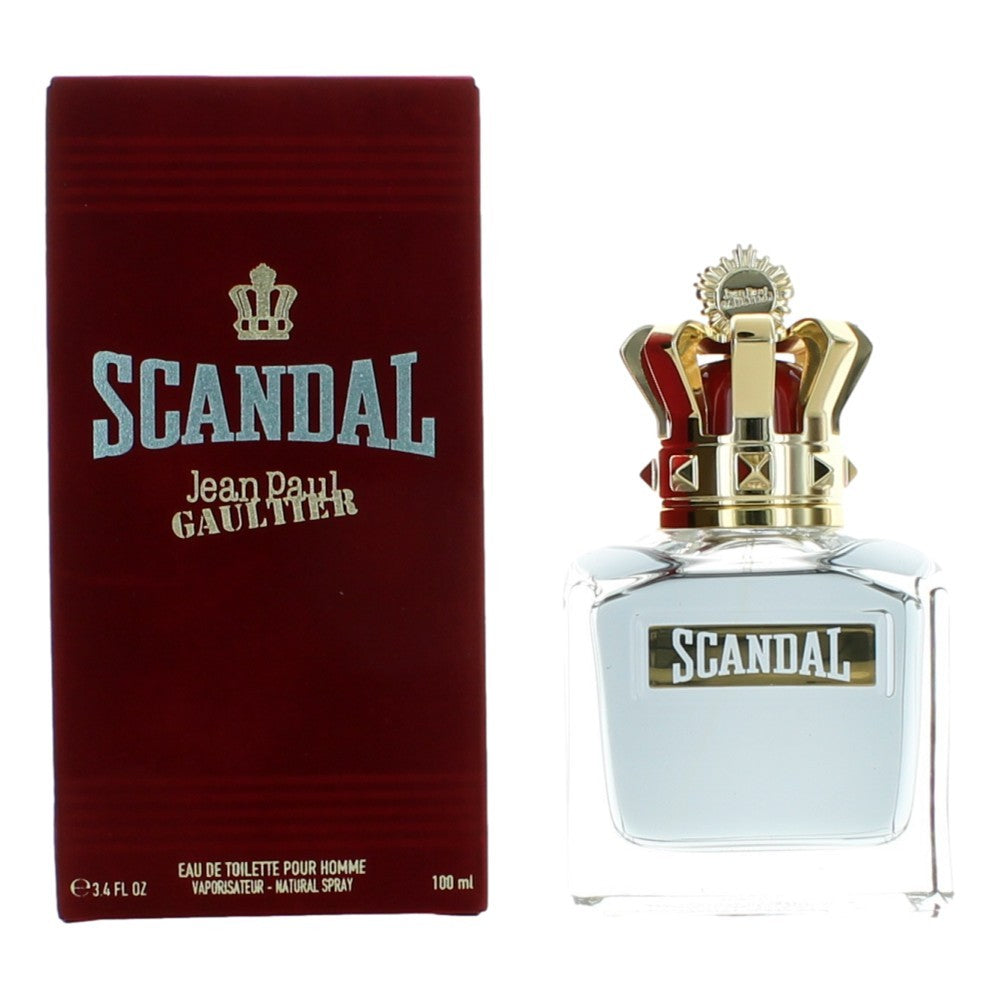 Bottle of Scandal by Jean Paul Gaultier, 3.4 oz Eau De Toilette Spray for Men